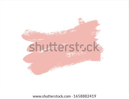 abstract pink watercolor paint stroke background vector illustration texture design