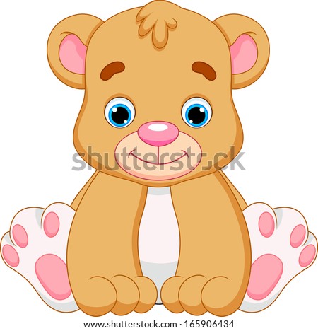 cute bear baby cartoon