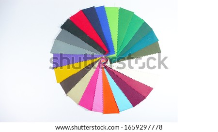 fabric colour texture on white background