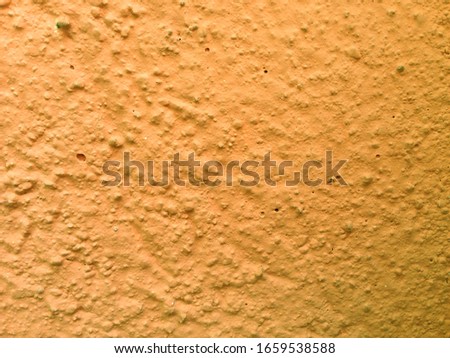 Yellow Ocher textured background.  texture wall.