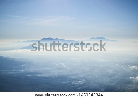 Semeru volcano in Java, Indonesia