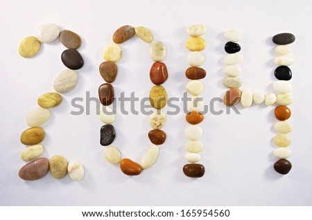 You can make a New Year's date of fossil sea pebbles. / Date.