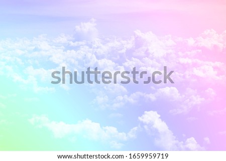 cloud and sky background with pastel colour