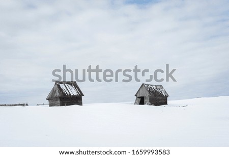 Two Houses and a lot of snow