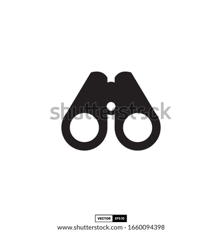 binoculars icon, design inspiration vector template for interface and any purpose