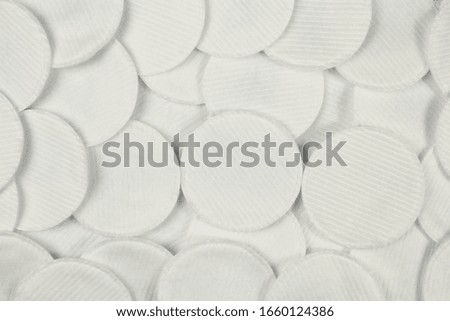 Hygiene cotton pads, texture, background