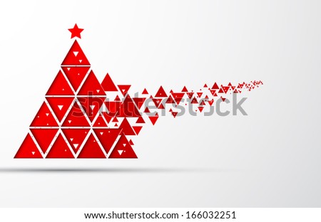 Happy NewYear and Christmas tree background