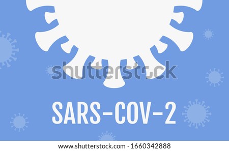 Wuhan coronavirus covit 19 related , dangerous coronavirus bacteria spread in china and these bacteria dangerous for health of humans and animals vectors illustration in flat style Royalty-Free Stock Photo #1660342888