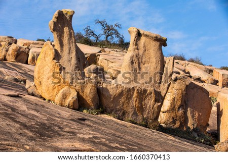Enchanted rock state natural area Royalty-Free Stock Photo #1660370413