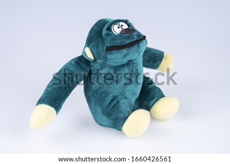 Stuffed toy monkey - a symbol of the new year