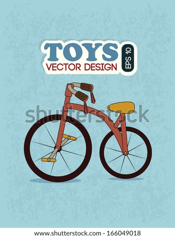 bicycle design over blue background vector illustration  