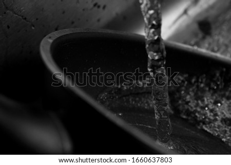 Washing frying pan after use
