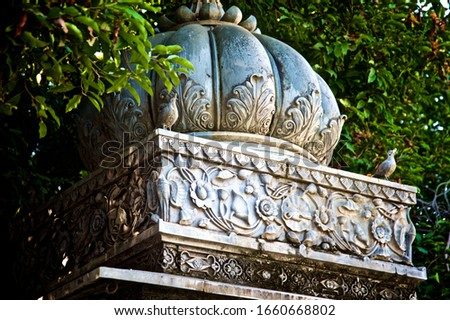 Udaipur Botanical Garden Stone Carving