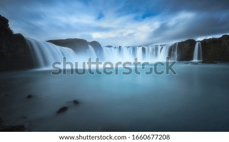Godafoss, Iceland.  This translates to waterfall of the gods