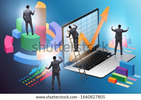 Trader working in technical visualization environment