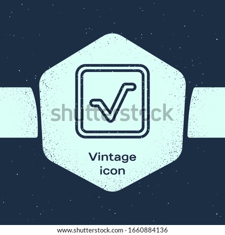Grunge line Open book icon isolated on blue background. Monochrome vintage drawing. Vector Illustration