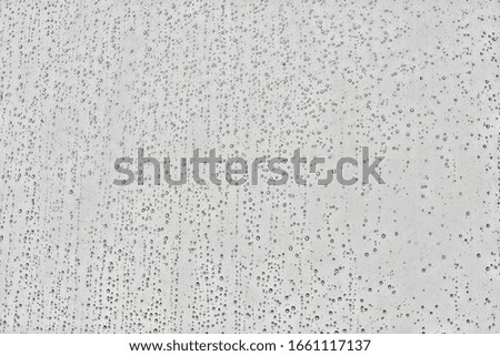 Water drops on glass, window background
