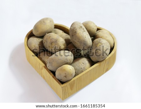 Fresh Potato, Healthy potato vegetable 