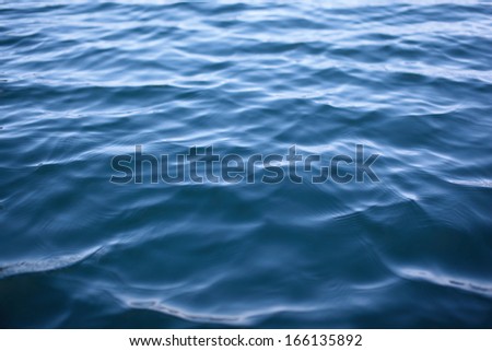 Wave on water sea background