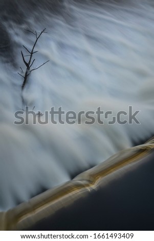 Abstract picture of flowing water.