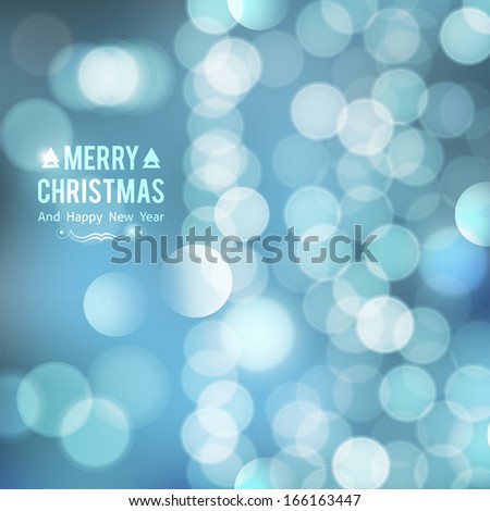  Christmas background of blurred lights