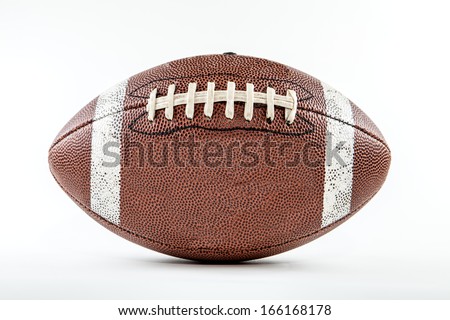 A football against a white background