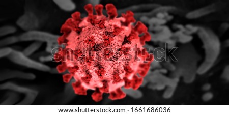 3d image COVID-19 SARS,Coronaviridae , SARS-CoV, SARSCoV, virus 2020 , MERS-CoV ,chinese virus 2019-nCoV coronavirus Royalty-Free Stock Photo #1661686036