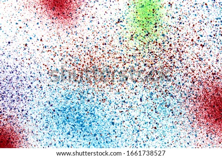 bright abstract background splattered with drops of paint