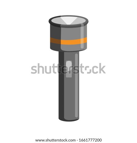 electric torch simple illustration vector clip art