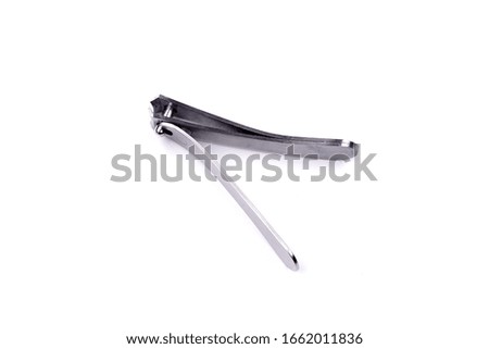 nail clipper white background (easy to edit)                                