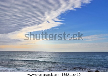 The sea and the blue sky of Itoshima.