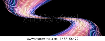 Abstract background of long explosure tale light on black ,Technology backgroud Royalty-Free Stock Photo #1662156499
