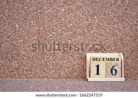 December 16, Empty gravel background. 