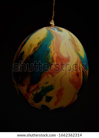 Abstract color ballon in the air