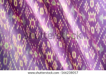 Pattern of Thai native cloth.