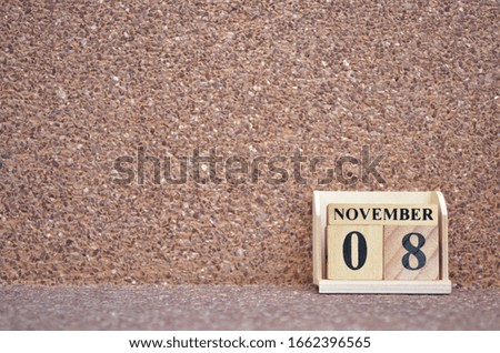 November 8, Empty gravel background. 