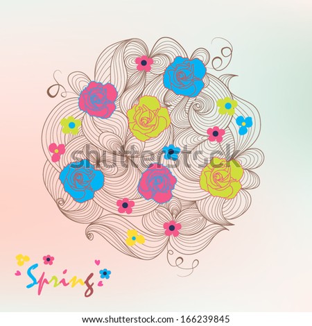 abstract spring  background