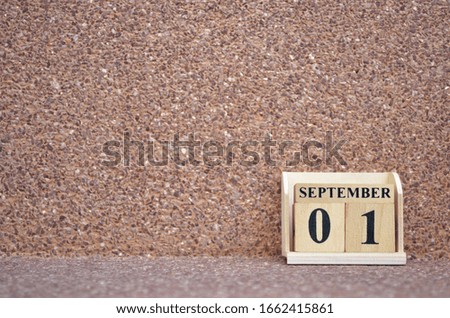 September 1, Empty gravel background. 