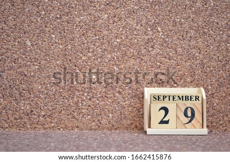 September 29, Empty gravel background. 