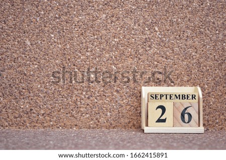September 26, Empty gravel background. 