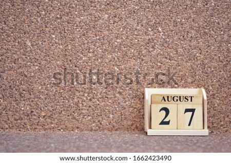 August 27, Empty gravel background. 