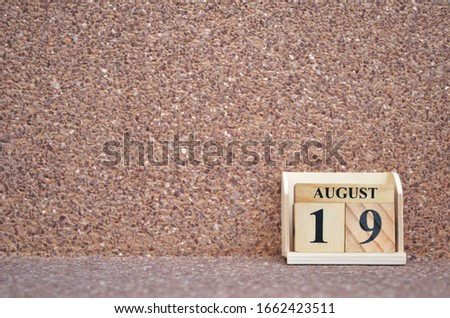 August 19, Empty gravel background. 