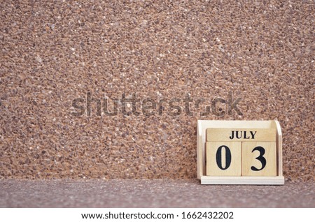 July 3, Empty gravel background. 