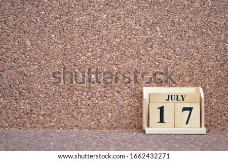 July 17, Empty gravel background. 