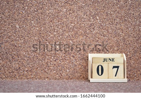 June 7, Empty gravel background. 