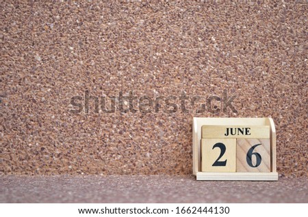 June 26, Empty gravel background. 