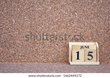 June 15, Empty gravel background. 