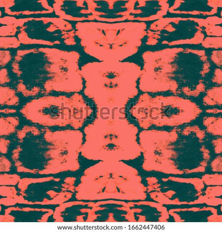 Shibori Texture. Acrylic Graphic. Splat Pattern. Boho Abstract Painting. Ethnic Shibori Backdrop. Ethnic Cloth Decoration. Coral,Pink,Black Nice Shibori Texture.