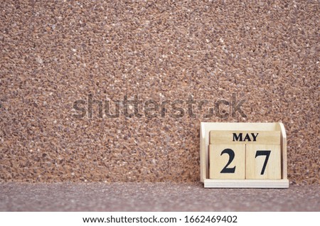 May 27, Empty gravel background. 