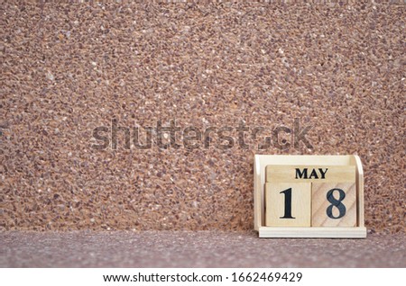 May 18, Empty gravel background. 